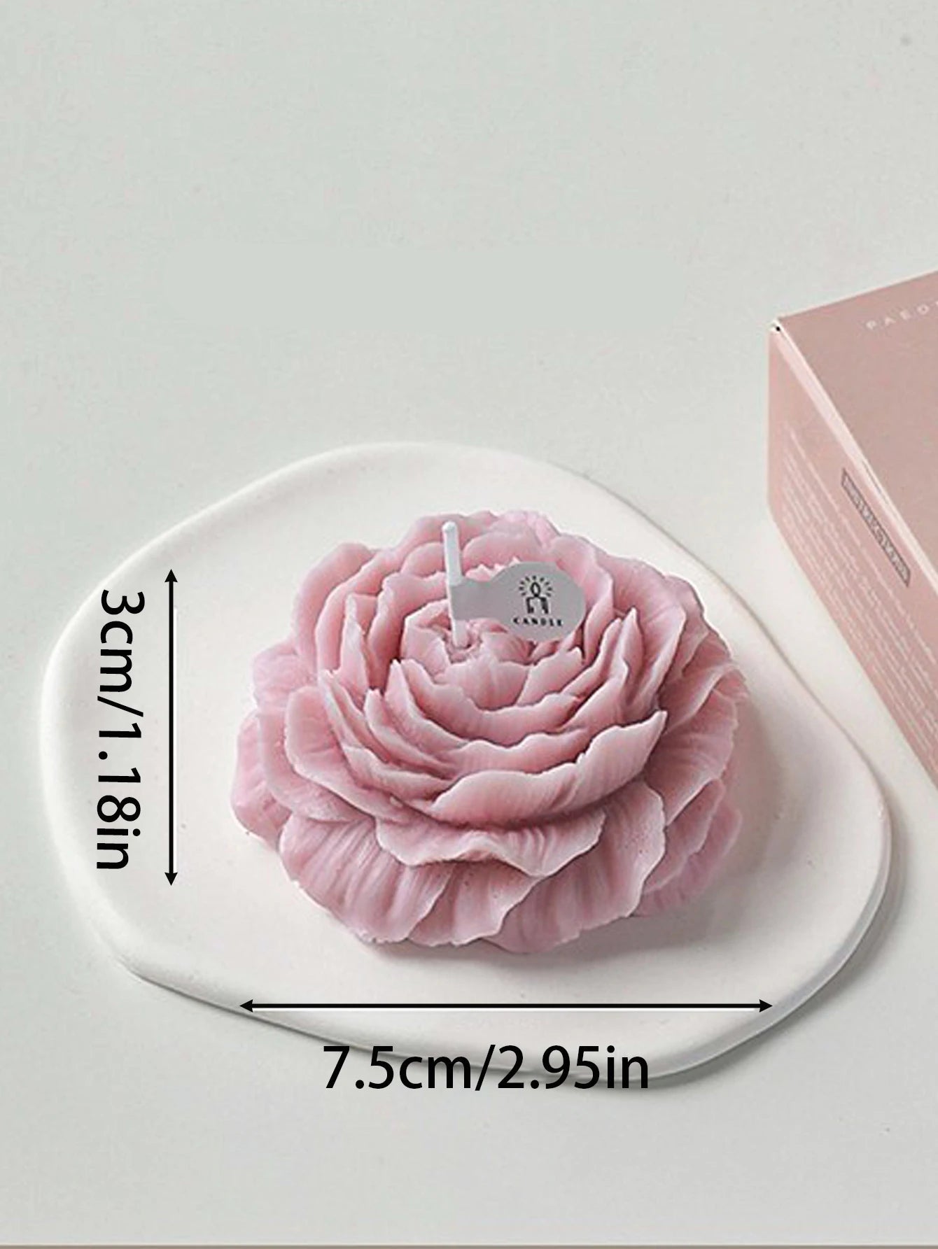 Experience refined relaxation with our Flower Shape Aromatherapy Candle, crafted from organic soy wax for a clean, eco-friendly burn. Each candle is delicately molded into a floral design and infused with expertly blended scents including White Peach, French Lavender, Maid Of Berlin, and Reverse Paris. This carefully curated combination promotes calmness and enhances your environment with subtle, sophisticated fragrance notes. Ideal for creating a tranquil atmosphere while supporting sustainable living.