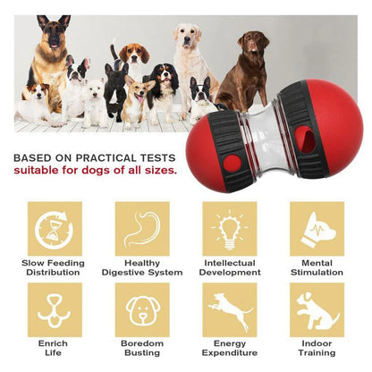 The Interactive Food Puzzle Toy is expertly designed to engage your pet’s mind and body, offering a stimulating challenge that helps expend excess energy. By encouraging problem-solving during mealtime, it helps prevent the development of destructive habits, promoting healthier behaviour and mental enrichment. This toy is an excellent tool for keeping your pet entertained, focused, and satisfied.