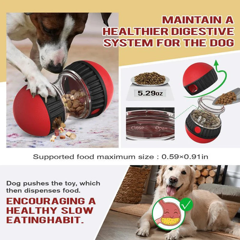 The Interactive Food Puzzle Toy is expertly designed to engage your pet’s mind and body, offering a stimulating challenge that helps expend excess energy. By encouraging problem-solving during mealtime, it helps prevent the development of destructive habits, promoting healthier behaviour and mental enrichment. This toy is an excellent tool for keeping your pet entertained, focused, and satisfied.