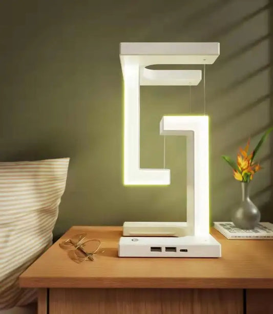 The LED Anti-gravity Night Light offers a sophisticated lighting solution with wireless charging and a responsive touch switch for seamless operation. Its dimmable LED light provides adjustable brightness to suit various settings, while the innovative suspending anti-gravity design delivers a striking visual effect. Combining functionality with modern elegance, this night light is an expert choice for enhancing any space with advanced technology and style.