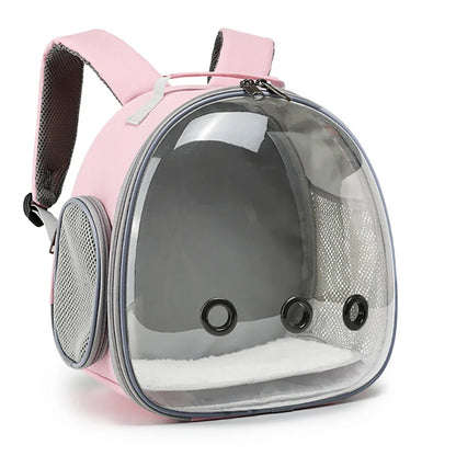 This Pet Carrier Backpack offers a secure and comfortable way to transport your pet. Featuring a panoramic view window and ventilation for airflow, it keeps your pet calm and engaged during travel. The impact-resistant ABS frame and durable Oxford fabric ensure lasting protection, while pressure relief straps and soft lining provide comfort for both pet and owner. The washable mat maintains hygiene, and the compact design allows for easy storage. Measuring 30x17x32cm, it’s ideal for small pets and daily use