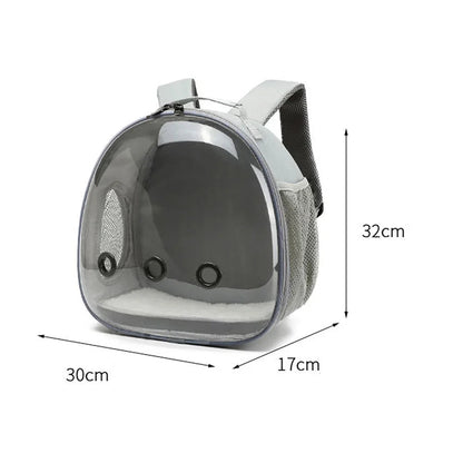 This Pet Carrier Backpack offers a secure and comfortable way to transport your pet. Featuring a panoramic view window and ventilation for airflow, it keeps your pet calm and engaged during travel. The impact-resistant ABS frame and durable Oxford fabric ensure lasting protection, while pressure relief straps and soft lining provide comfort for both pet and owner. The washable mat maintains hygiene, and the compact design allows for easy storage. Measuring 30x17x32cm, it’s ideal for small pets and daily use