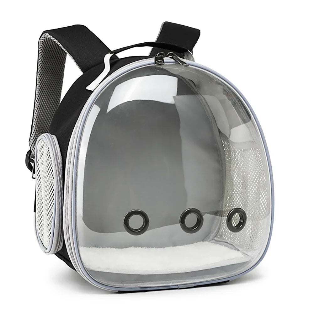 This Pet Carrier Backpack offers a secure and comfortable way to transport your pet. Featuring a panoramic view window and ventilation for airflow, it keeps your pet calm and engaged during travel. The impact-resistant ABS frame and durable Oxford fabric ensure lasting protection, while pressure relief straps and soft lining provide comfort for both pet and owner. The washable mat maintains hygiene, and the compact design allows for easy storage. Measuring 30x17x32cm, it’s ideal for small pets and daily use