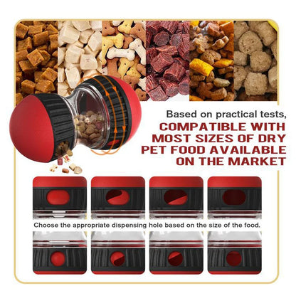 The Interactive Food Puzzle Toy is expertly designed to engage your pet’s mind and body, offering a stimulating challenge that helps expend excess energy. By encouraging problem-solving during mealtime, it helps prevent the development of destructive habits, promoting healthier behaviour and mental enrichment. This toy is an excellent tool for keeping your pet entertained, focused, and satisfied.