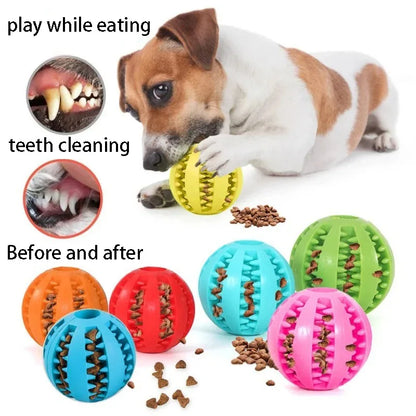 Our Tooth Cleaning Treat Ball, made with non-toxic rubber, reduces plaque and tartar buildup while preventing oral diseases. Keep your pet's teeth clean and healthy with this innovative and beneficial product. 