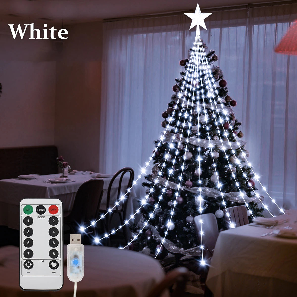 USB Christmas Tree Decorations Lights