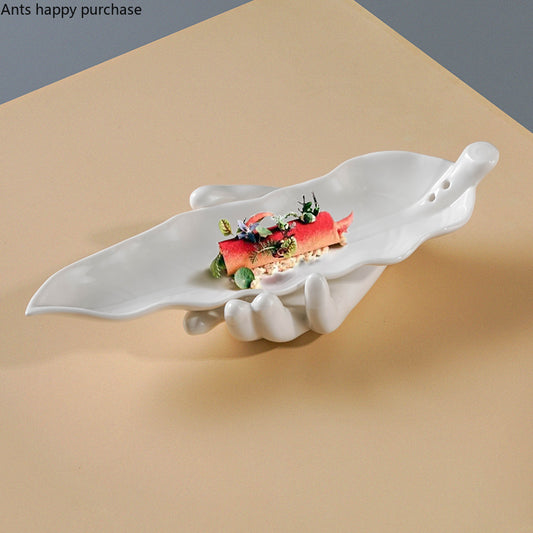 Ceramic Tableware Leaf Plate