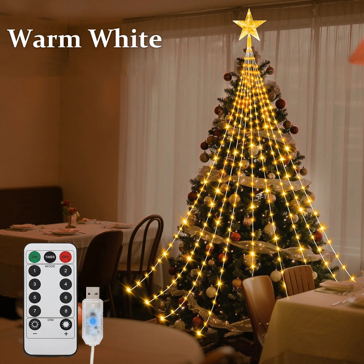 USB Christmas Tree Decorations Lights
