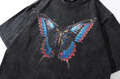 GONTHWID Butterfly Oversize T-Shirt