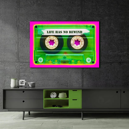 Life Has No Rewind Printing Artwork