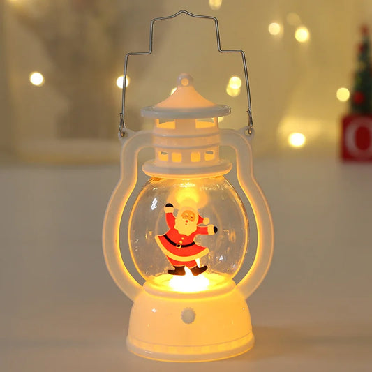 Christmas Santa Claus Snowman Lanterns