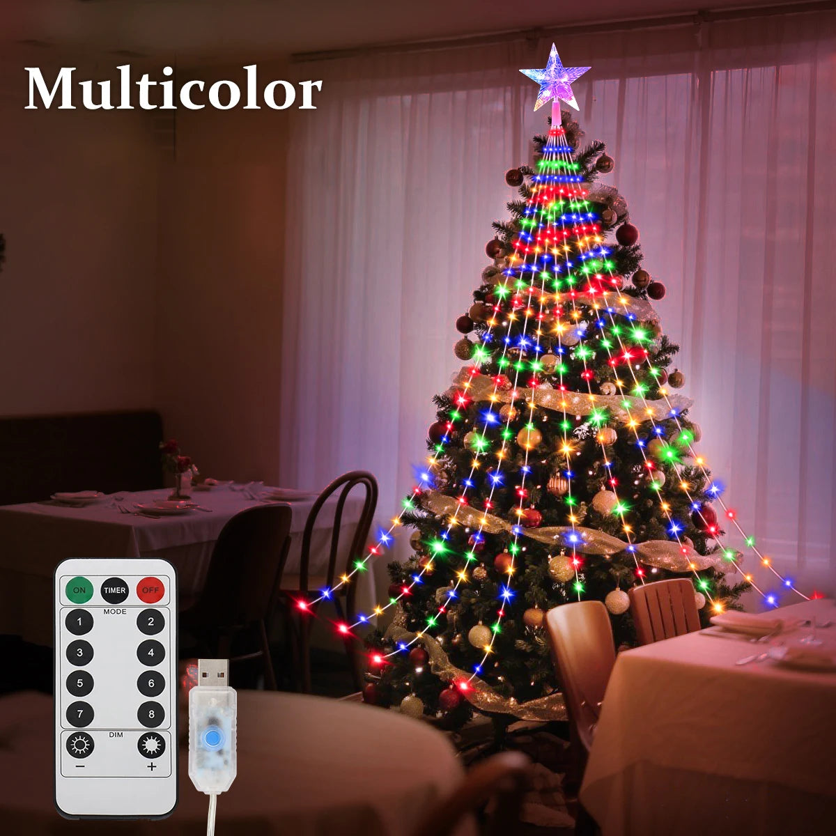 USB Christmas Tree Decorations Lights
