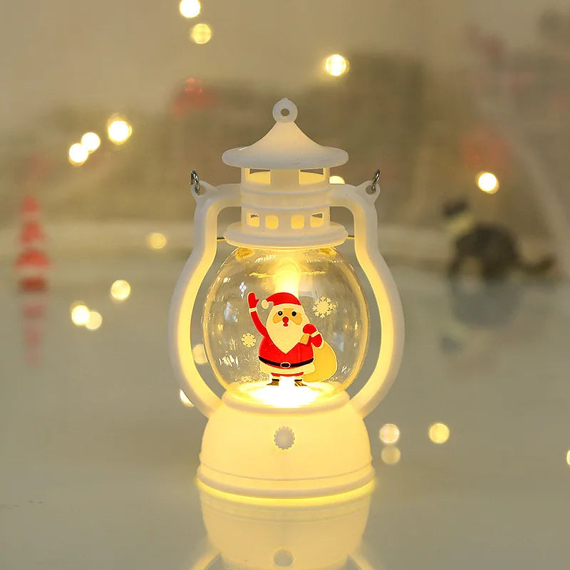 Christmas Santa Claus Snowman Lanterns