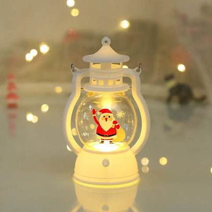 Christmas Santa Claus Snowman Lanterns