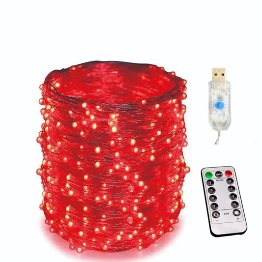 Add a touch of elegance and warmth to your home with our USB Led String Lights. Perfect for the holiday season, these Christmas lights will bring a cozy and festive ambiance to any room. Powered through USB, they are easy to use and energy-efficient. Illuminate your space with these premium lights.