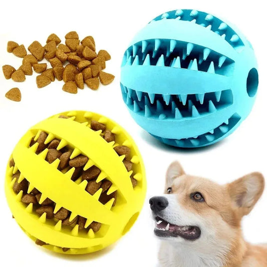  Our Tooth Cleaning Treat Ball, made with non-toxic rubber, reduces plaque and tartar buildup while preventing oral diseases. Keep your pet's teeth clean and healthy with this innovative and beneficial product. 