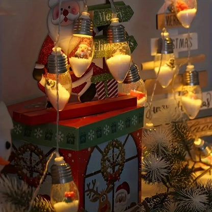 Christmas Snowball Clear Bulb String Lights