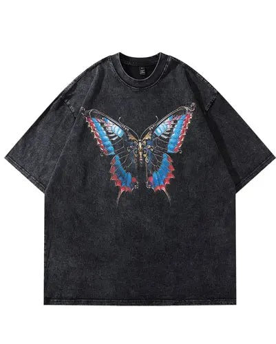 GONTHWID Butterfly Oversize T-Shirt